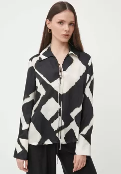 Sisley bluza femei, culoarea negru, modelator imagine