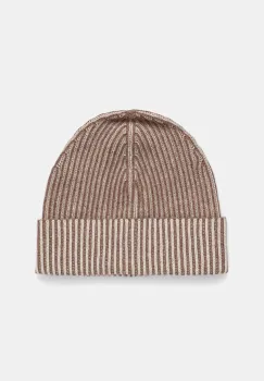 Sisley caciula din amestec de lana culoarea bej, 132HLA00J imagine