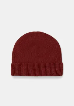 Sisley caciula din amestec de lana culoarea negru, din tesatura uni, 122HM0502 imagine