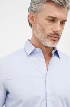 Sisley camasa barbati, cu guler clasic, slim imagine