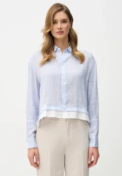 Sisley camasa cu guler clasic, relaxed, 5LVZLQ09J imagine