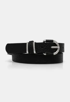 Sisley curea femei, culoarea negru, 6HEEWL02N imagine