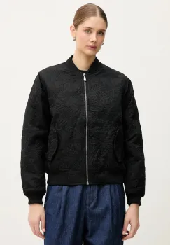 Sisley geaca bomber culoarea negru, de tranzitie, 2PDVLN069 imagine