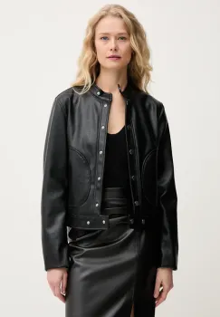 Sisley geaca culoarea negru, de tranzitie, 265ULN05B imagine