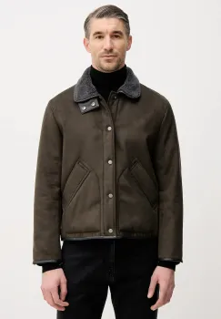 Sisley geaca culoarea verde, de tranzitie, 2KVHSN04B imagine