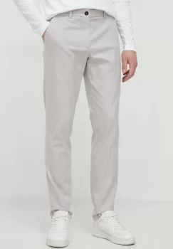 Sisley pantaloni barbati, culoarea gri, mulata imagine
