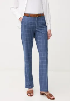 Sisley pantaloni drept, medium waist, 4IQULF06I imagine