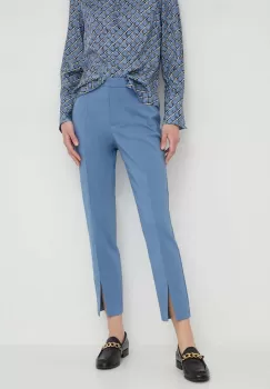 Sisley pantaloni femei, mulata, high waist imagine
