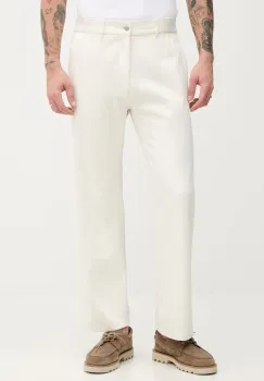 Sisley pantaloni pentru barbati cu bumbac imagine