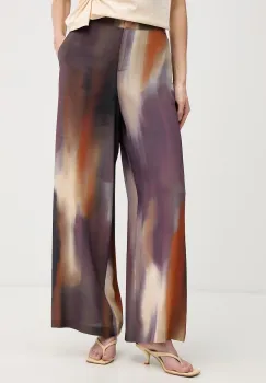 Sisley pantaloni pentru femei din vascoza imagine
