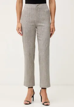 Sisley pantaloni straight pentru femei cu in imagine