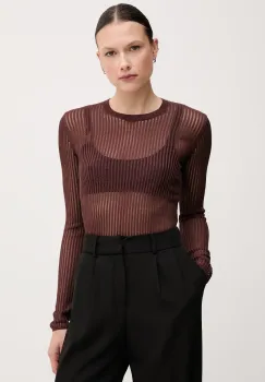 Sisley pulover culoarea maro, light, 1JCQM105T imagine