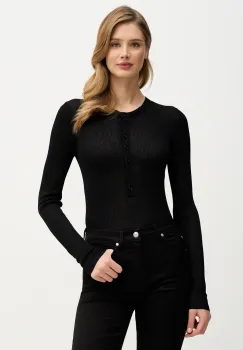 Sisley pulover culoarea negru, light, 19EQM2024 imagine