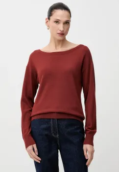 Sisley pulover de lana culoarea rosu, light, 11BAM1A48 imagine