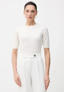 Sisley pulover din amestec de lana culoarea bej, light, 1SBXM106L imagine