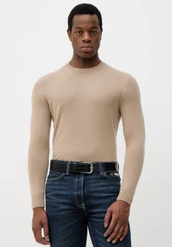 Sisley pulover din amestec de lana culoarea gri, light, 102HS1B17 imagine