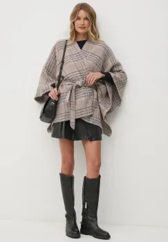 Sisley pulover din amestec de lana femei, culoarea albastru marin, light, 102HM100F imagine