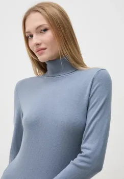 Sisley pulover din amestec de lana femei, light, cu guler, 102HM2174 imagine