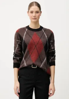 Sisley pulover din amestec de mohair culoarea maro, light, 1TQ1L106Z imagine