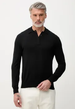 Sisley pulover pentru barbati, cu amestec de bumbac imagine