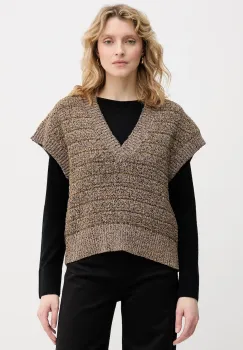 Sisley pulover pentru femei, cu amestec de bumbac imagine