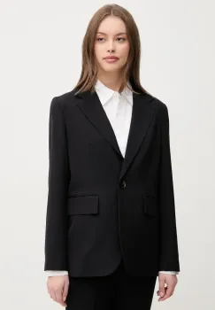 Sisley sacou culoarea negru, un singur rand de nasturi, uni, 2KVXLW025 imagine
