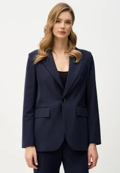 Sisley sacou culoarea negru, un singur rand de nasturi, uni, 2KVXLW025 imagine