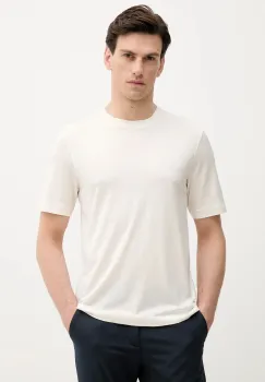 Sisley tricou culoarea bej, uni, 361VS104K imagine