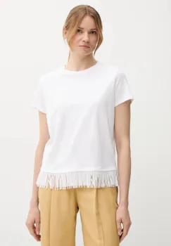 Sisley tricou din bumbac culoarea alb, 3096L107J imagine