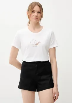Sisley tricou din bumbac culoarea alb, 35USL107H imagine