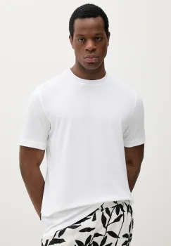 Sisley tricou din bumbac culoarea alb, uni, 3089S104J imagine