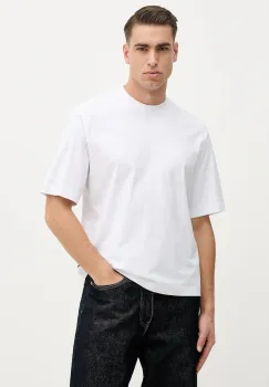 Sisley tricou din bumbac culoarea alb, uni, 3UYBS104T imagine