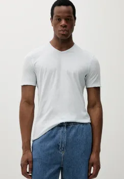 Sisley tricou din bumbac culoarea negru, neted imagine