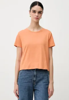 Sisley tricou din bumbac culoarea portocaliu, 3I1XL107A imagine