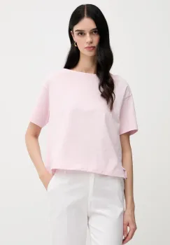 Sisley tricou din bumbac culoarea roz, 36W9L400N imagine