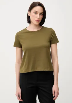 Sisley tricou din bumbac culoarea verde, 3I1XL107A imagine