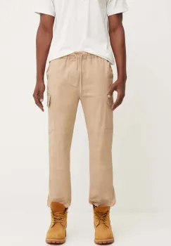 Sixth June pantaloni barbati, culoarea bej, cu fason cargo, 23670 imagine