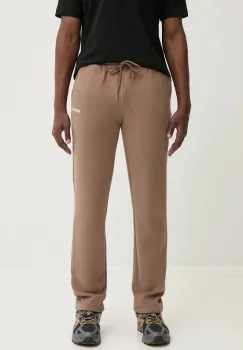 Sixth June pantaloni de trening culoarea bej, cu imprimeu, 25327 imagine