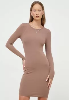 Sixth June rochie culoarea negru, mini, mulata imagine