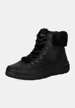 Skechers botine GLACIAL ULTRA WOND culoarea negru, cu toc plat, izolat, 144202 imagine