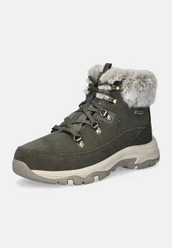 Skechers cizme de iarna TREGO SNOW WORRIES culoarea verde, 167882 imagine