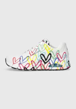 Skechers pantofi culoarea alb imagine