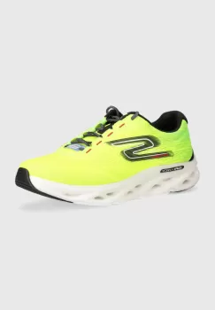 Skechers pantofi de alergat GO RUN Swirl Tech Speed culoarea verde imagine