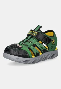 Skechers sandale copii S LIGHTS-HYPNO-SPLASH-TRACTO culoarea verde, 407070L imagine