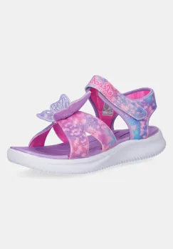 Skechers sandale copii S LIGHTS-JUMPSTERS SANDAL-BU culoarea violet, 303109L imagine