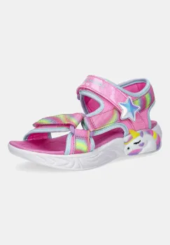 Skechers sandale copii UNICORN DREAMS SANDAL- DREAMY culoarea roz, 303107L imagine