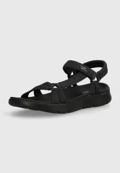 Skechers sandale GO WALK FLEX femei, culoarea negru imagine