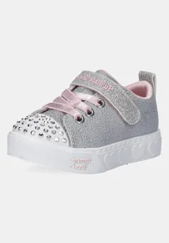 Skechers tenisi copii HEART STEPS - SHIMMER SWEETIE culoarea gri, 314620N imagine