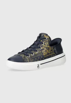 Skechers tenisi SKECHERS X SNOOP DOGG barbati, culoarea albastru marin imagine