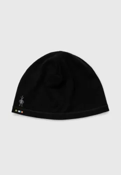 Smartwool caciula Merino culoarea negru, de lana, din tesatura neteda imagine